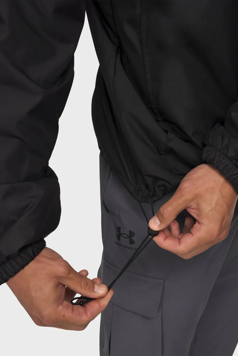 Свитшот/UA Icon CW 1/2 Zip-BLK 3