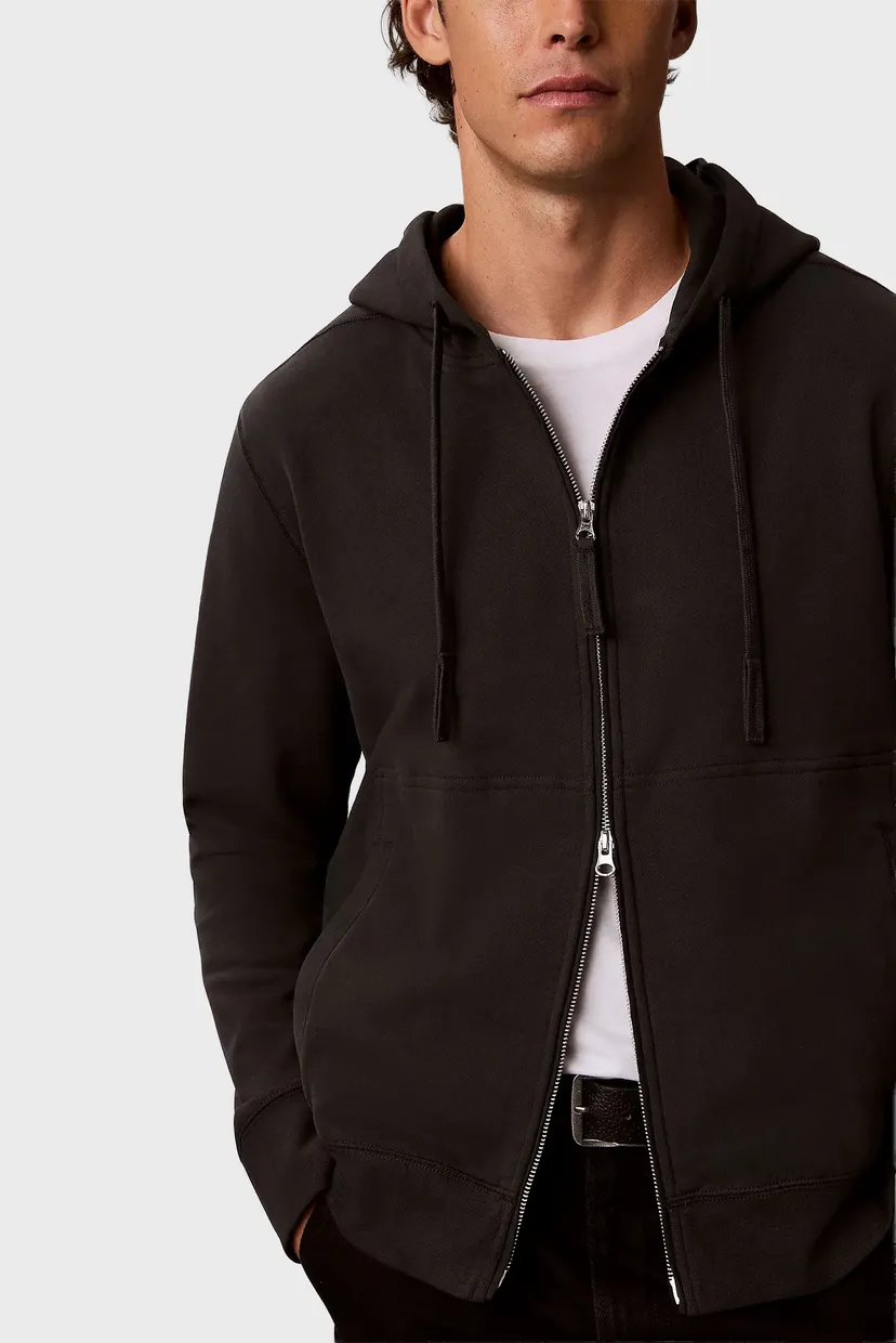 Raglan/LS EU 350TERRY BADGE FZ HOODIE 5