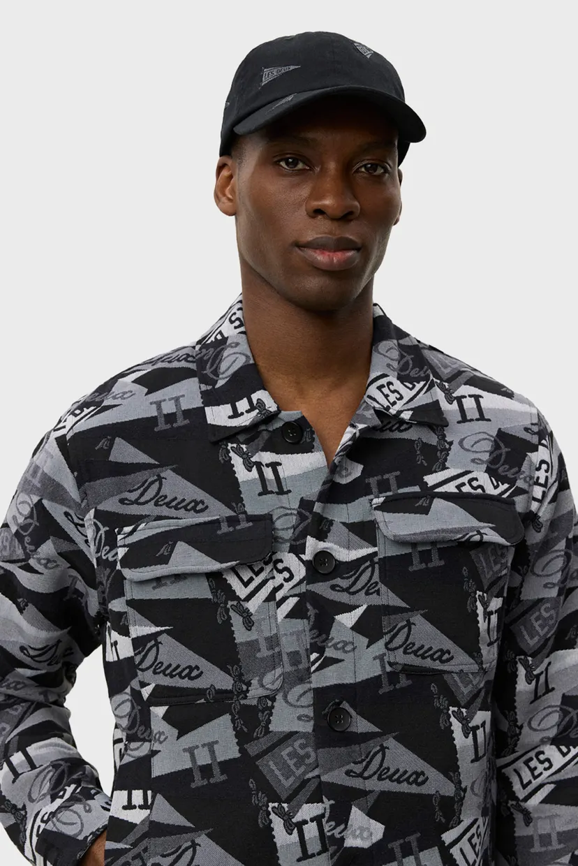 Parca de vant/Nash Flag Jacquard Overshirt 3