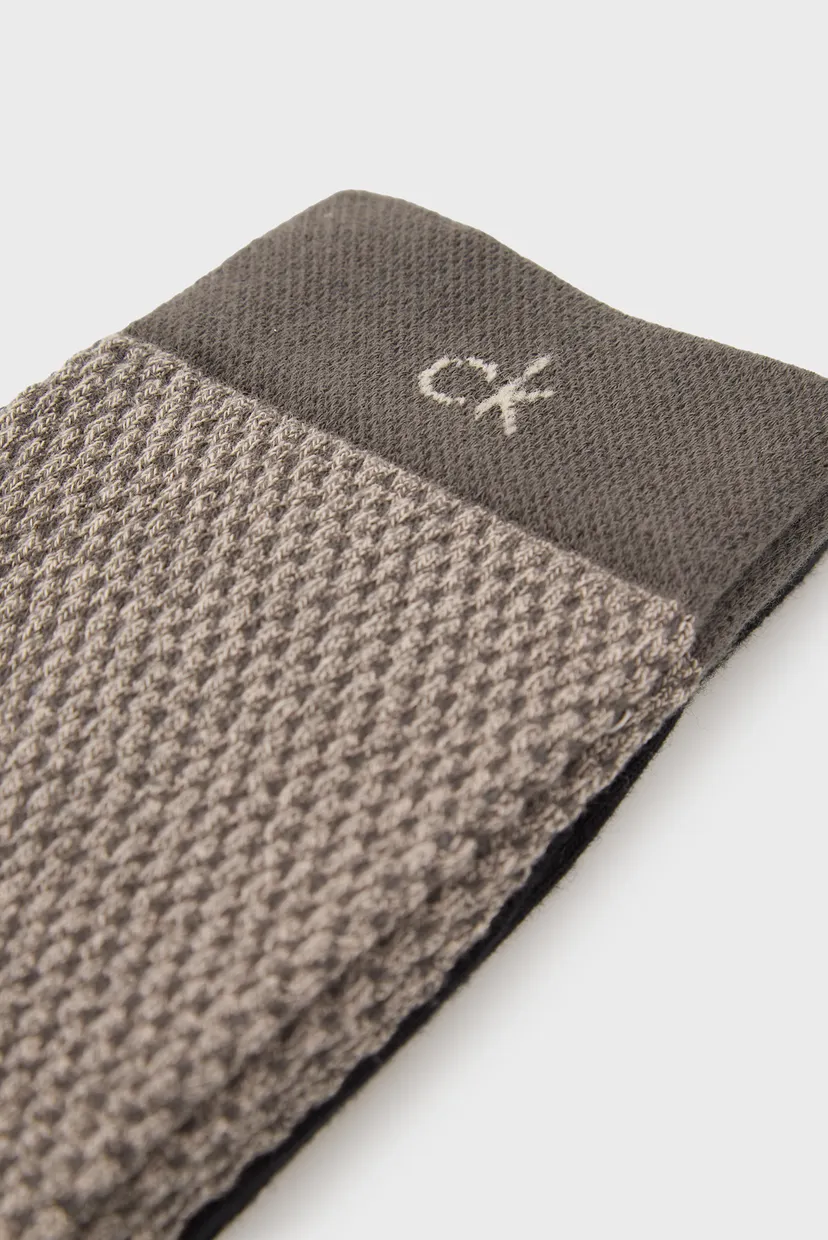 Șosete/CK MEN SOCK 2P MOULINE STRUCTU 3