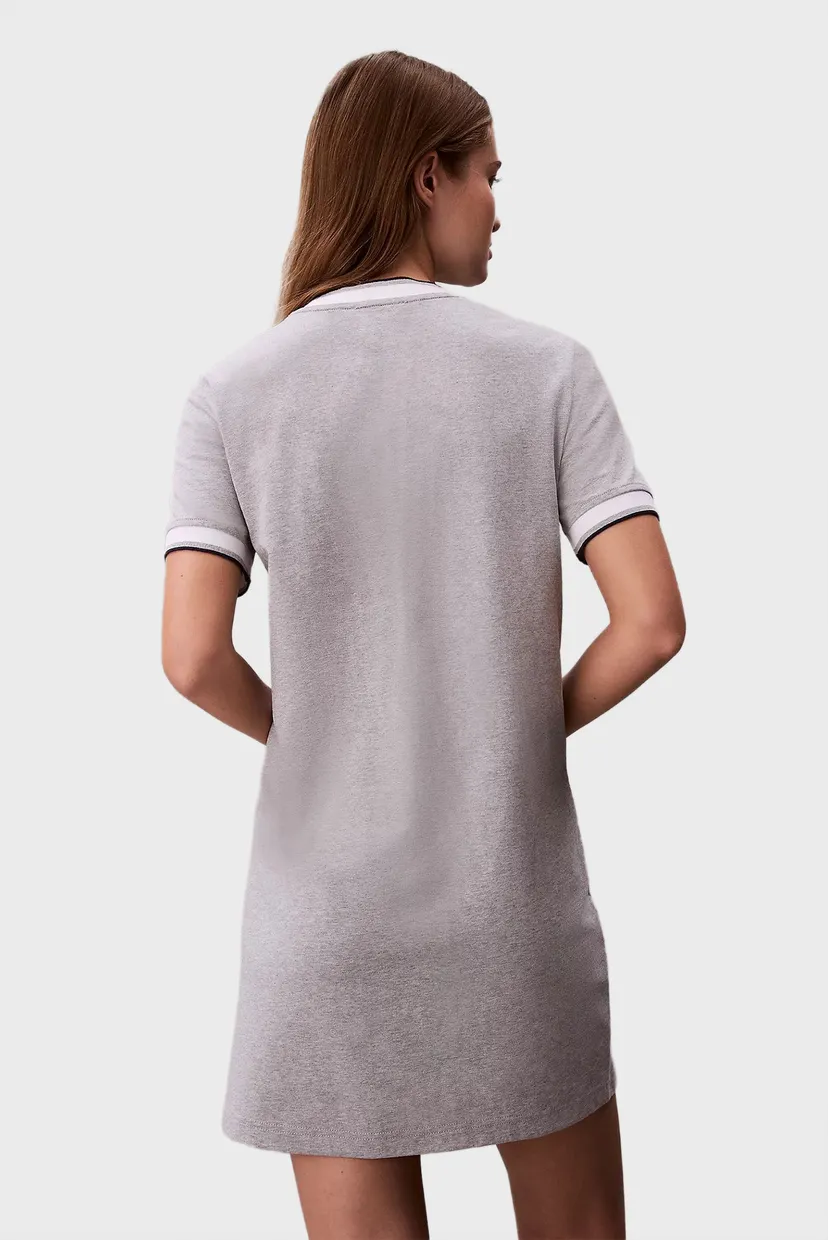 Платье/SS CTN MONOGRAM STRIPE TRIM MINI 4