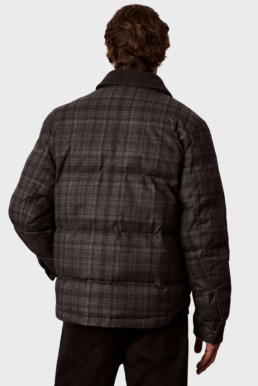 Куртка демисезонная/LS PRINTED PLAID PUFFER JKT 4