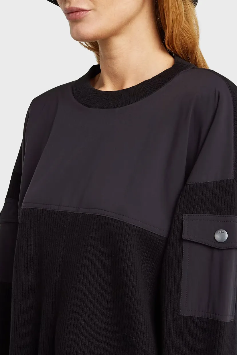 Свитшот/Woven mix r knit wmn 4