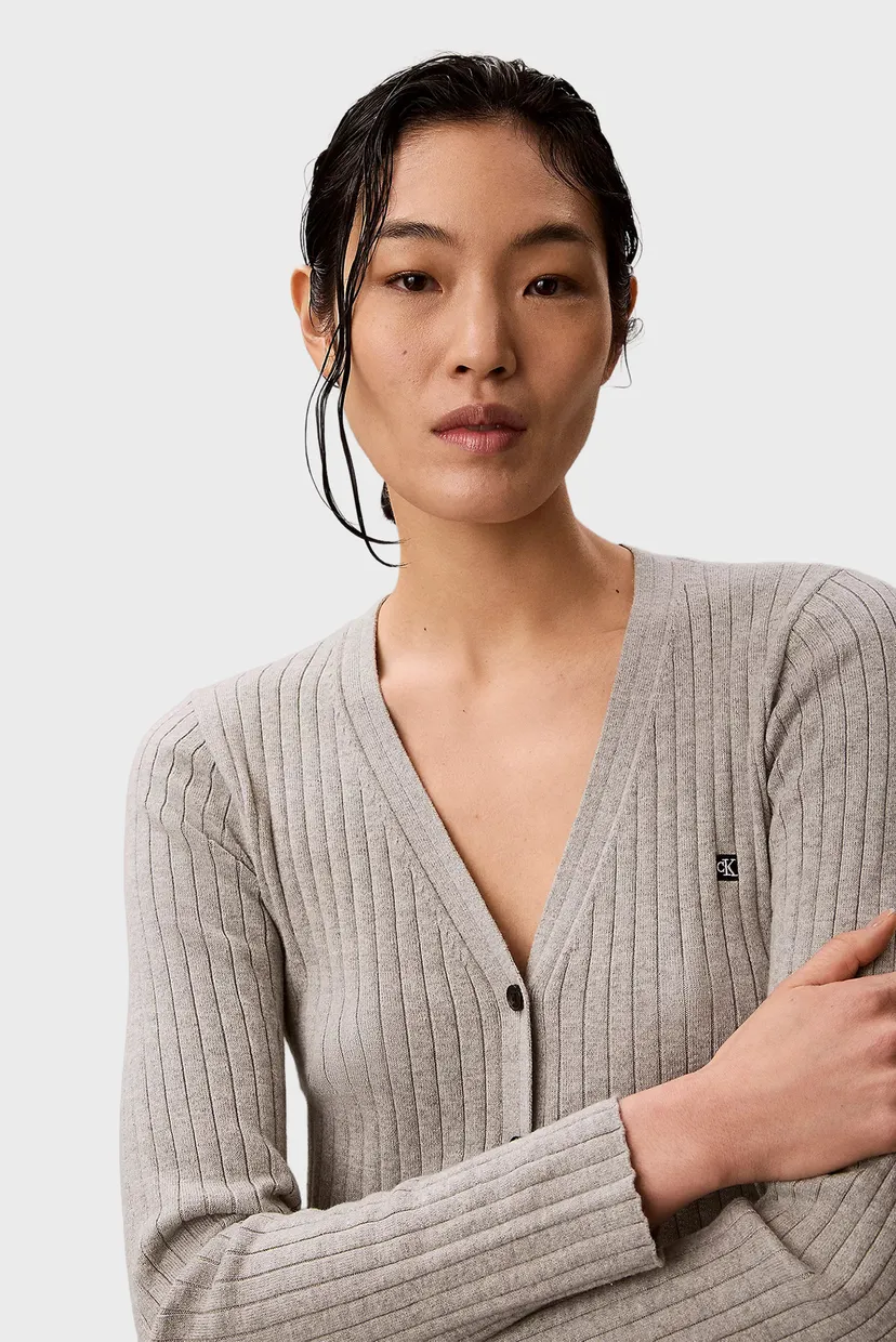 Bluza/COTTON RIB CARDIGAN 5