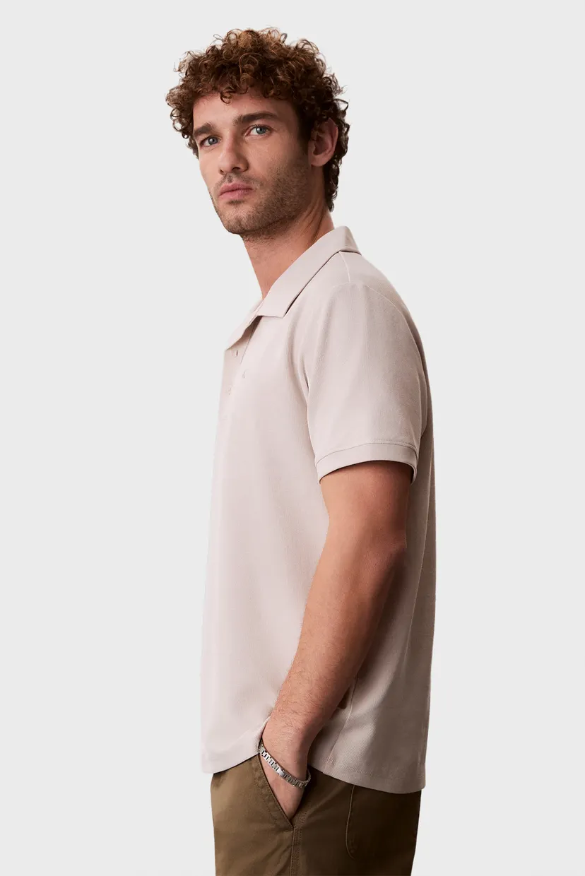 Polo/SS EASY MICRO WAFFLE CAMP POLO 3