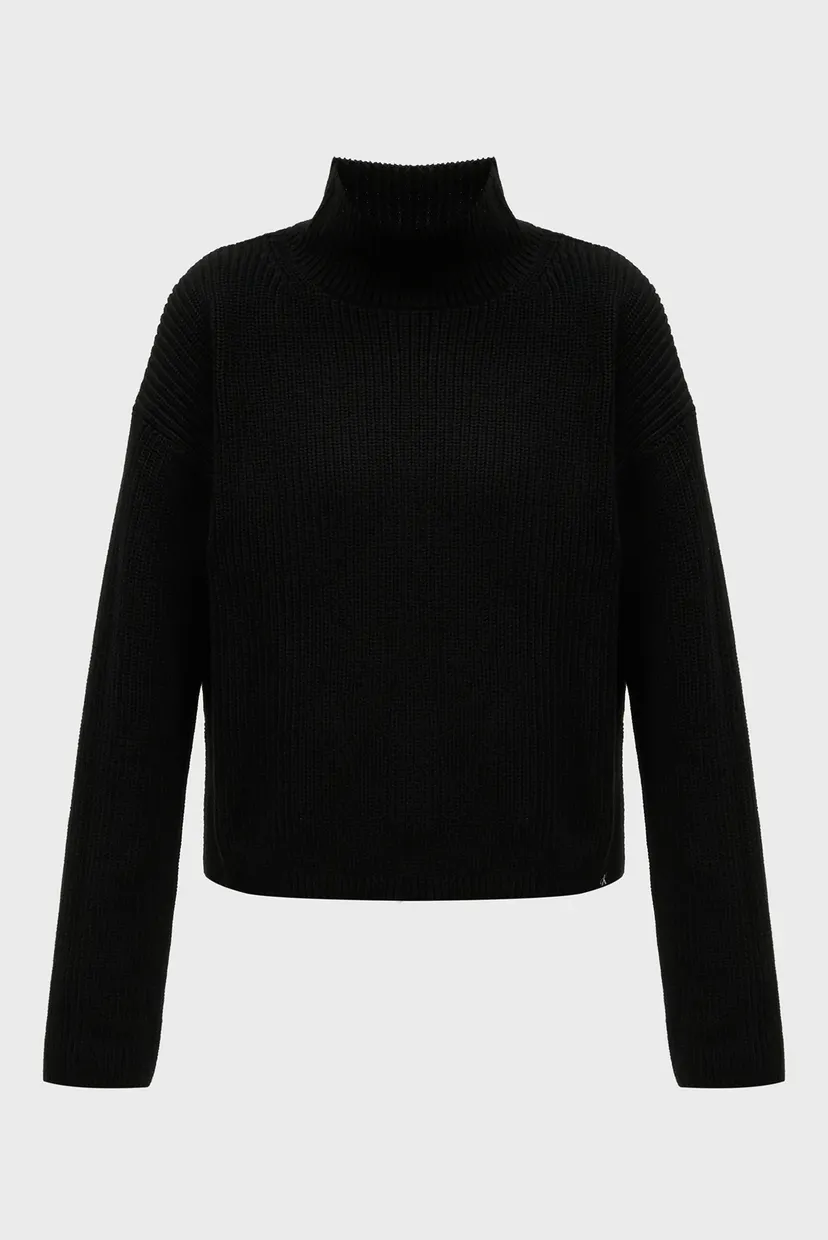 Golf/CHUNKY LOOSE HIGH NECK SWEATER 5