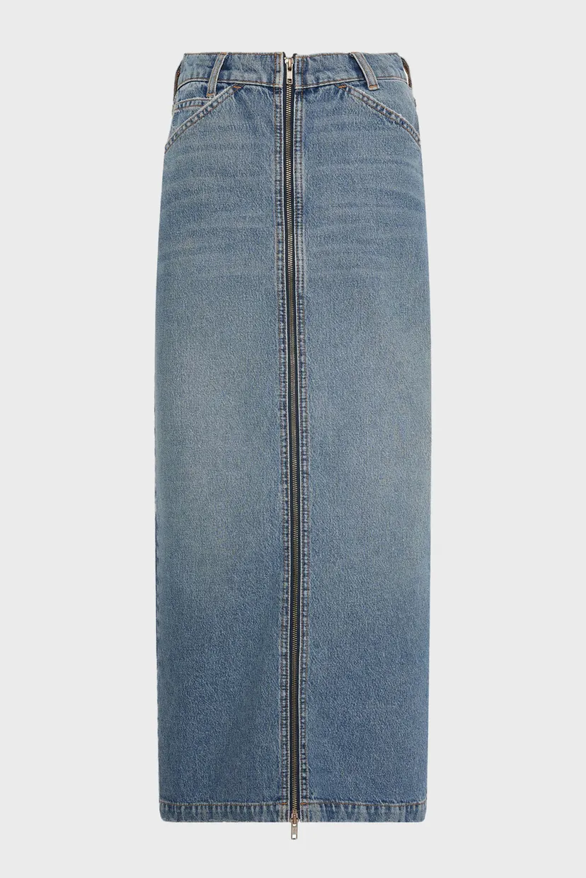 Fusta/DENIM ZIP FRONT SKIRT VINTAGE RO 7