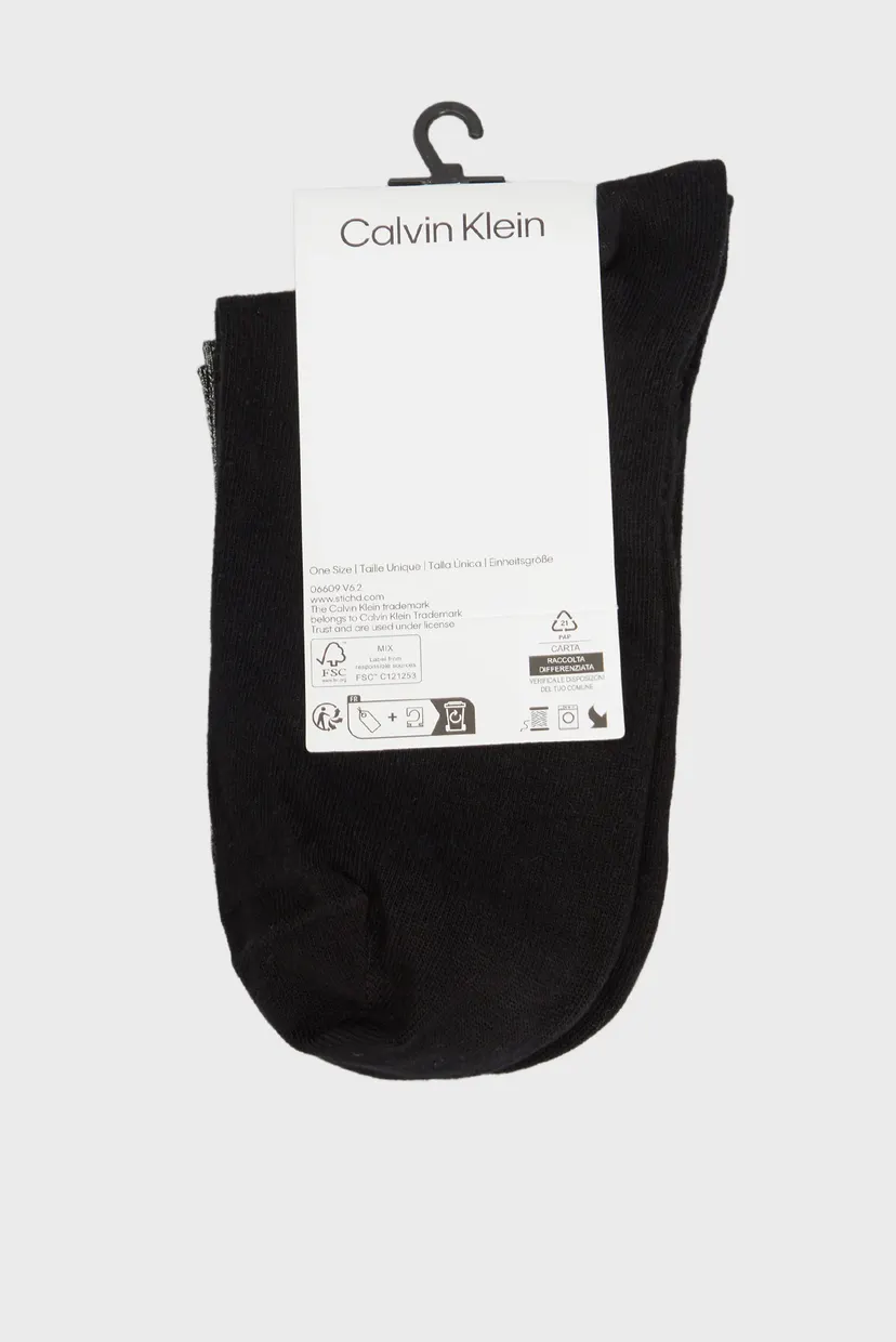 Носки/CK WOMEN SHORT SOCK 2P SHINY M 3