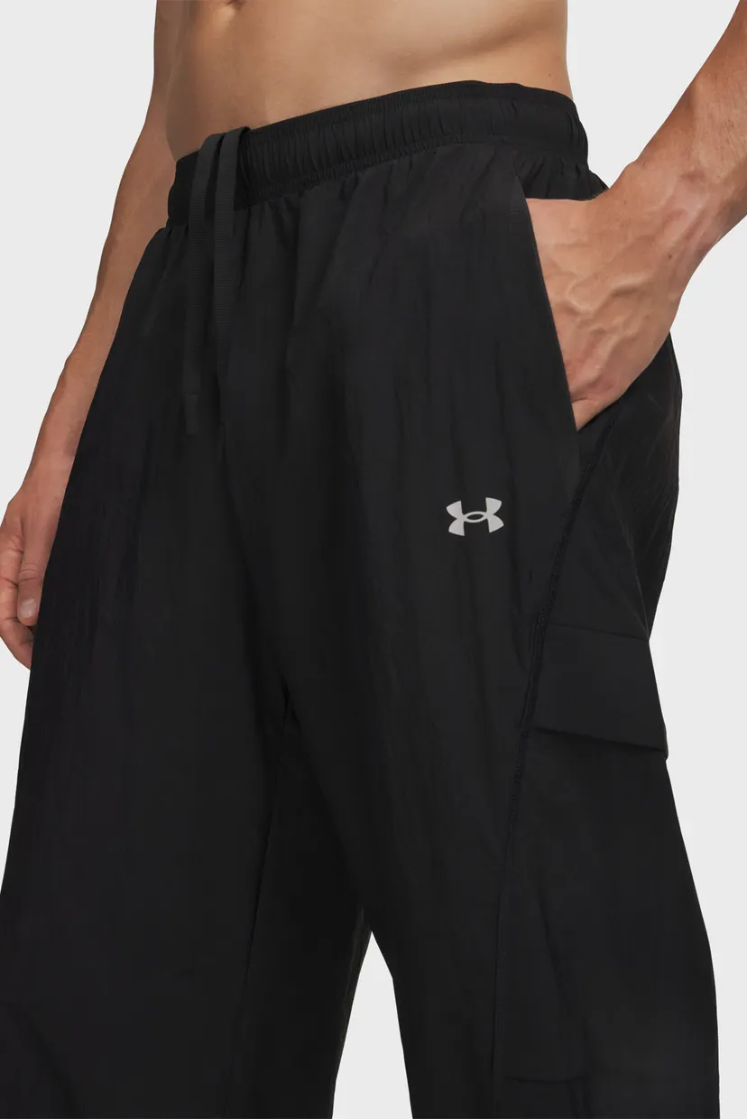 Штаны спортивные/UA UNSTOPPABLE WVN PNT SOLID-BLK 4