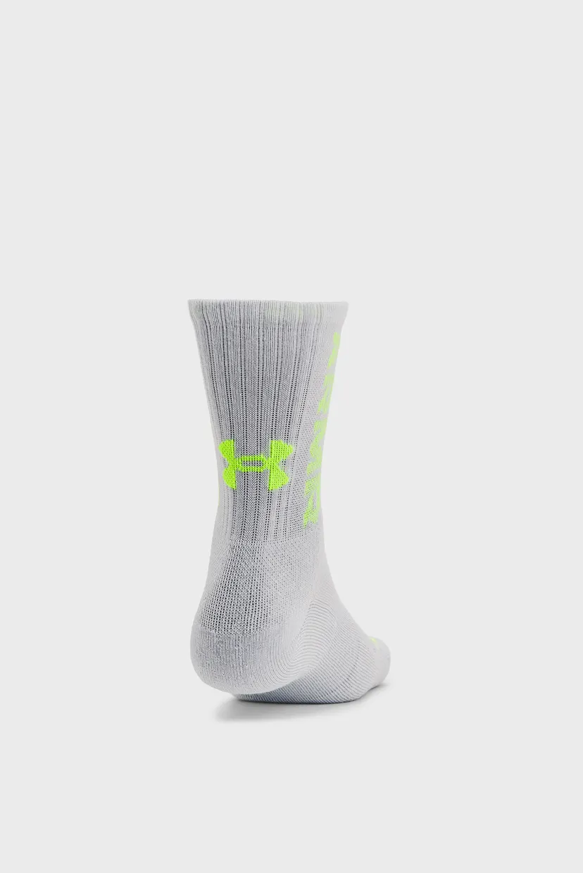 Носки/UA 3-Maker 3pk Mid-Crew 4