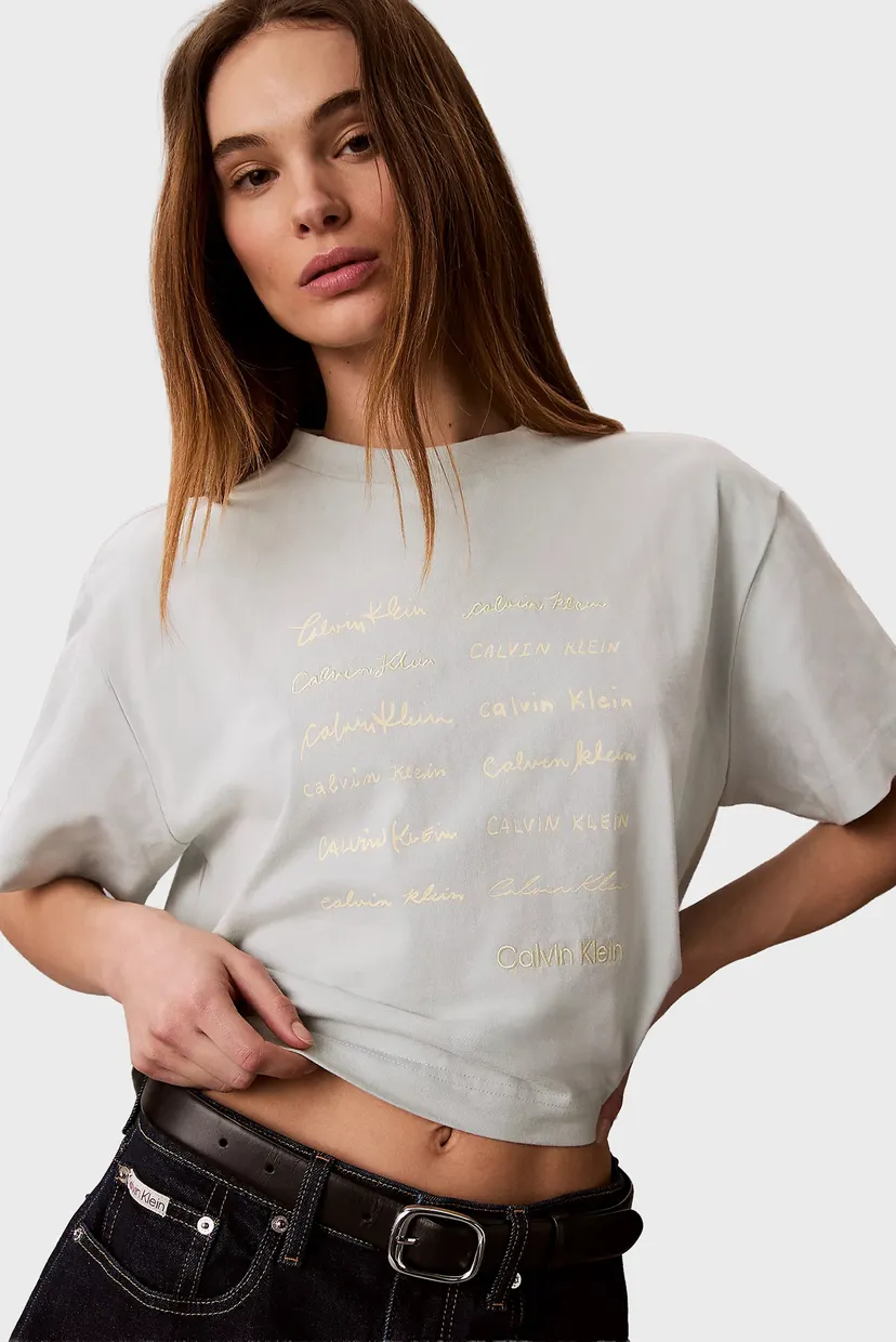 Футболка/SS CROPPED BOXY GRAPHIC TEE 4