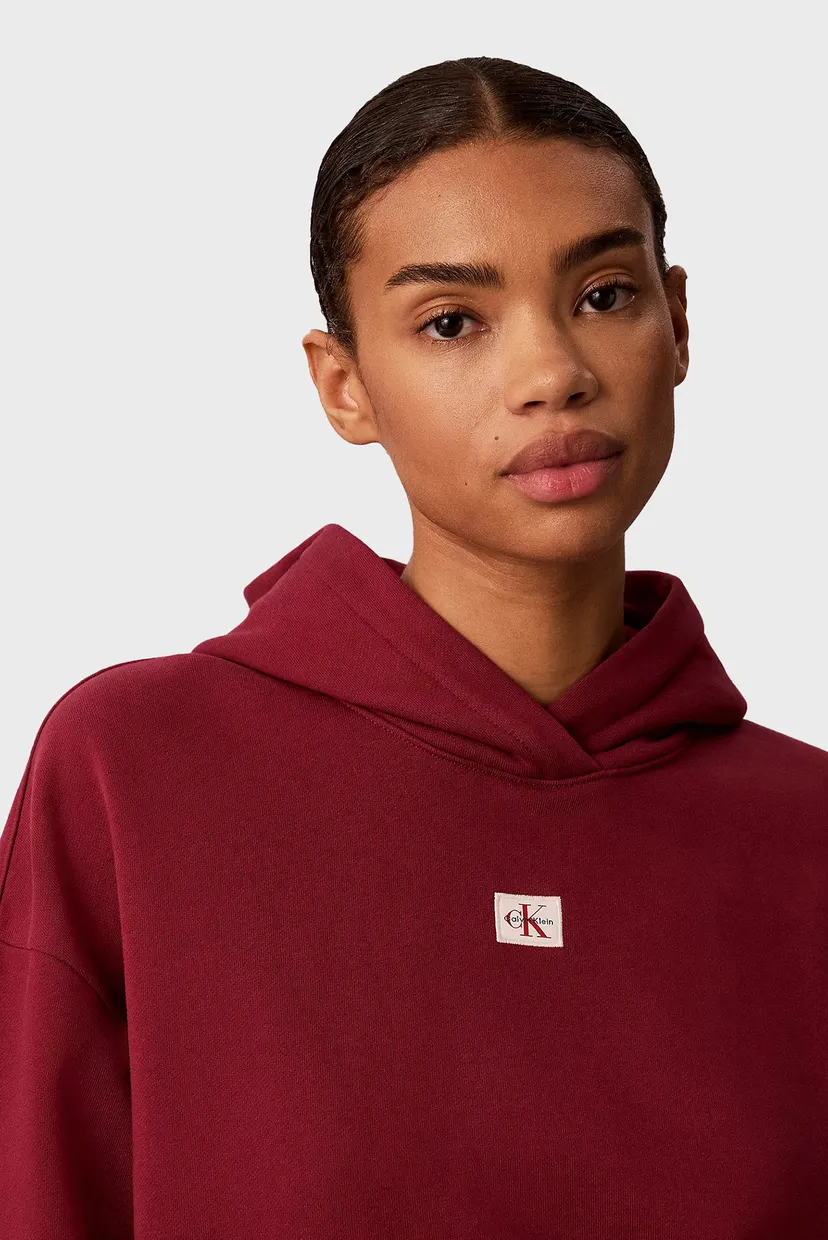 Slab/WOVEN LABEL PEACHED HOODIE 5