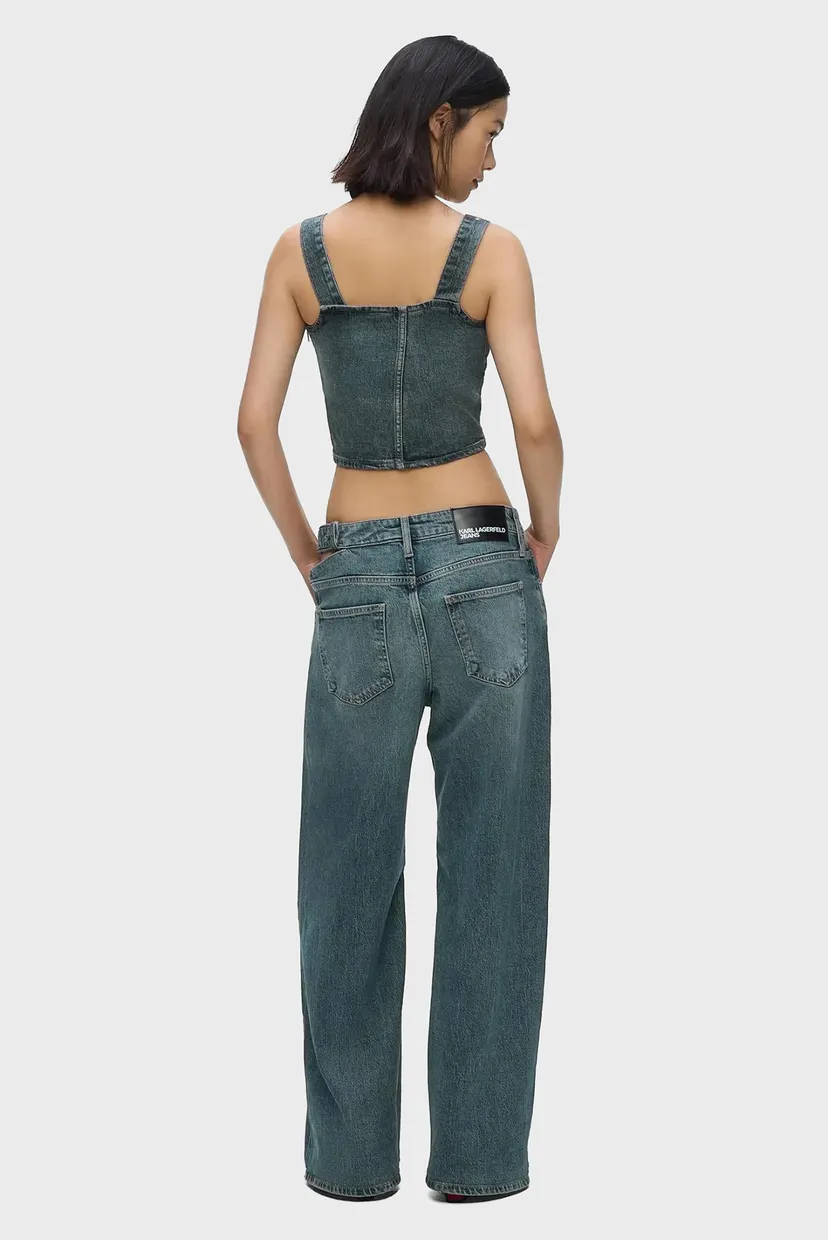 Blugi/klj lr wide leg buckle denim 3