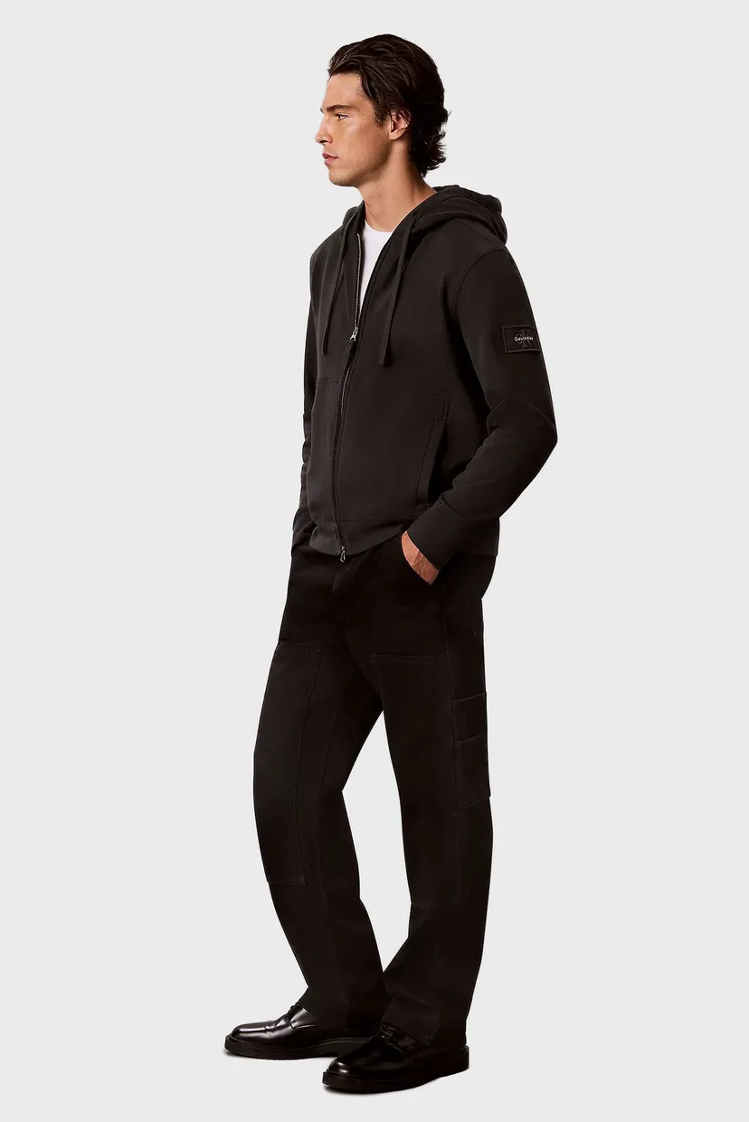 Raglan/LS EU 350TERRY BADGE FZ HOODIE 3