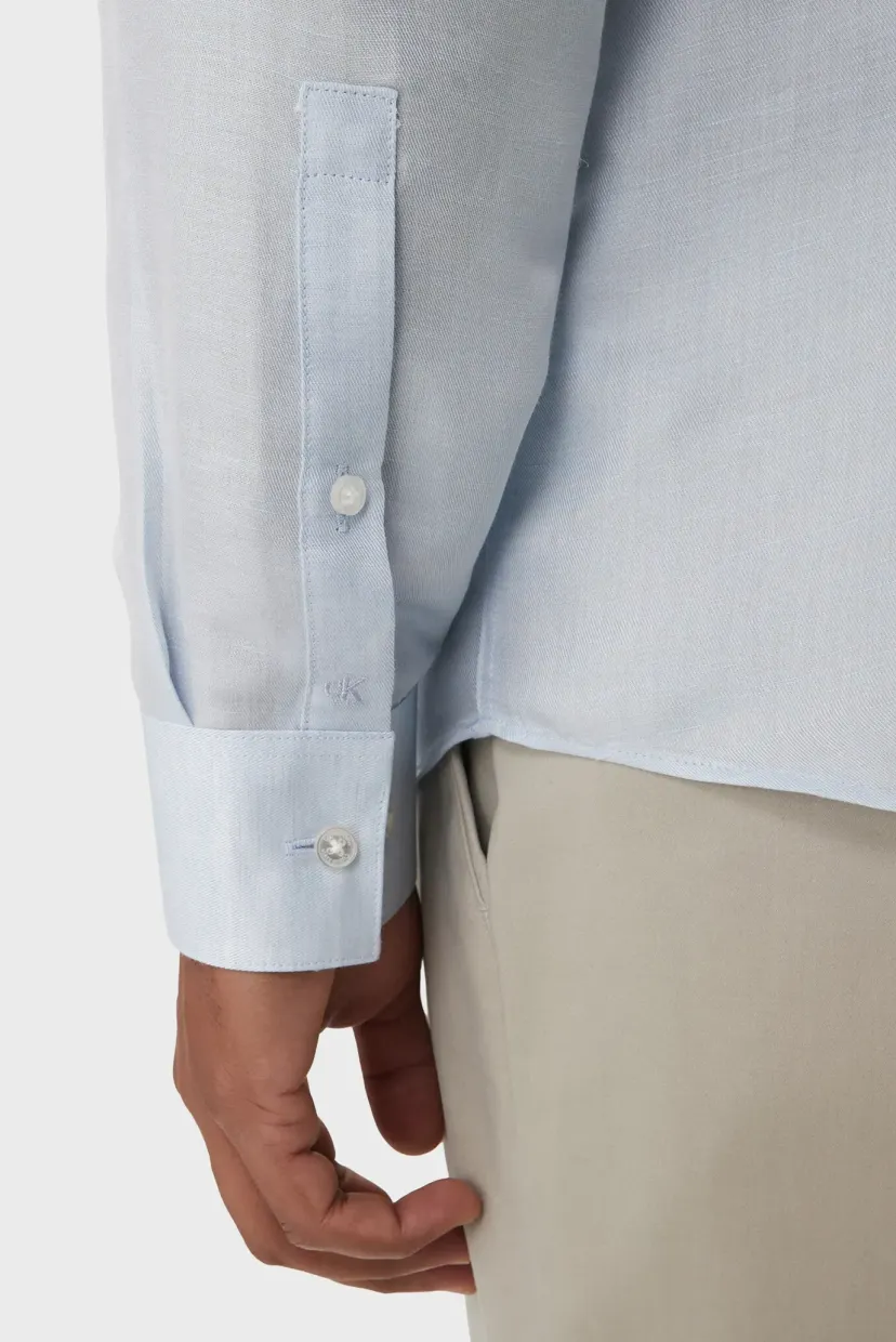 Рубашка/SLIM REF LINEN BLD SLD 5