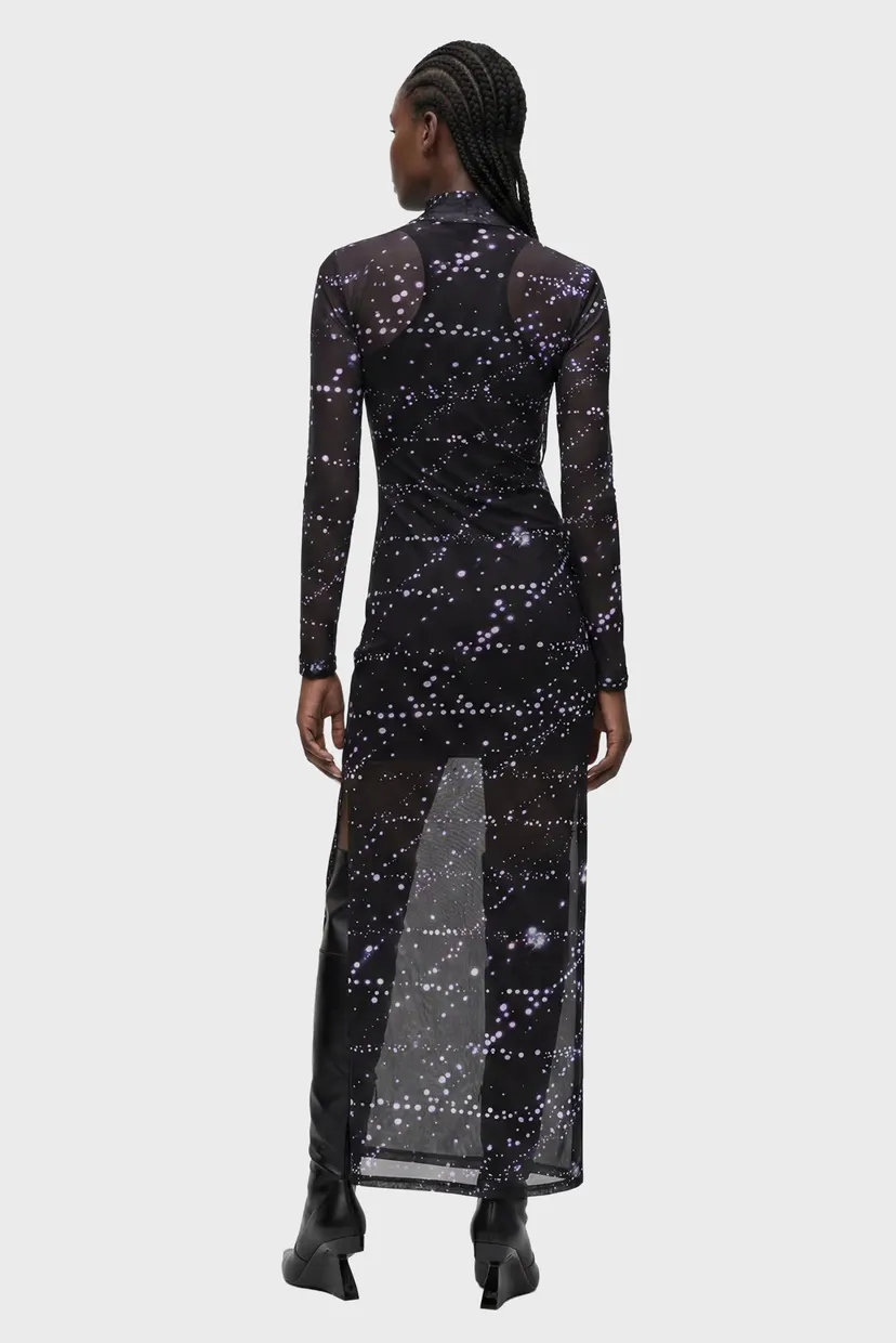 Платье/klj mesh aop maxi dress 3