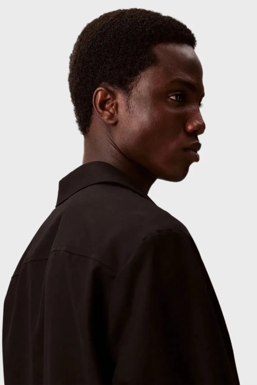 Рубашка/LS SOLID SILK WOOL EASY SHIRT 5