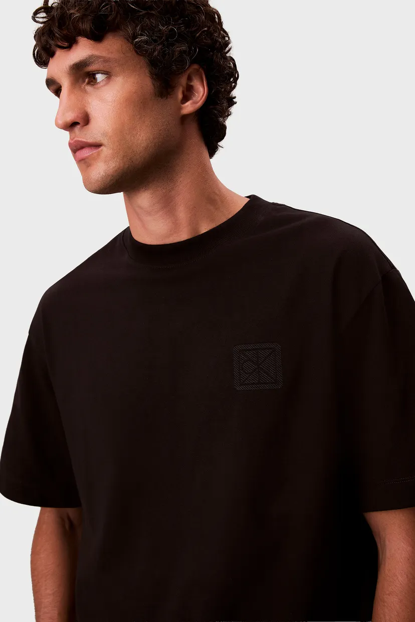 Tricou/SS RLXD 16S EMBRD TWILL EMBLEM T 4