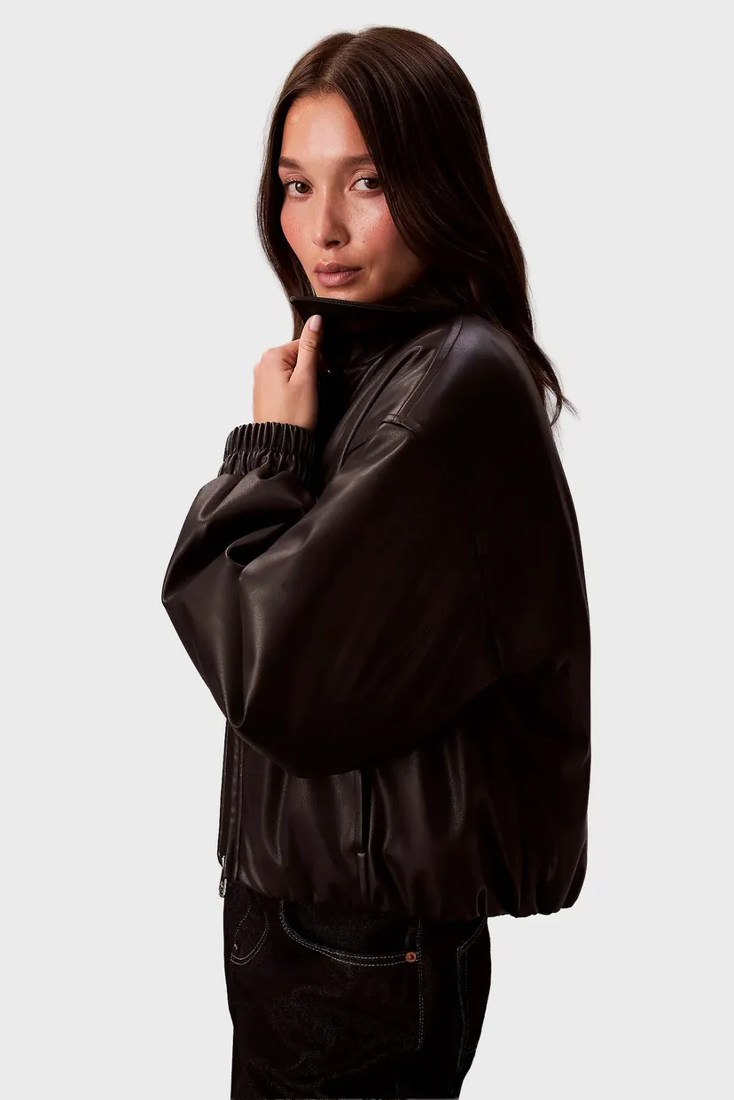 Geaca de piele/FAUX LEATHER INSULATED BOMBER 3