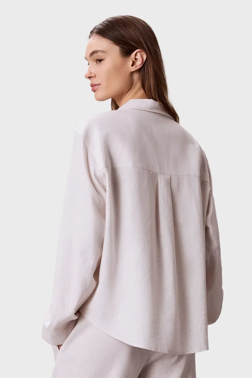 Рубашка/LINEN LS SHIRT 3