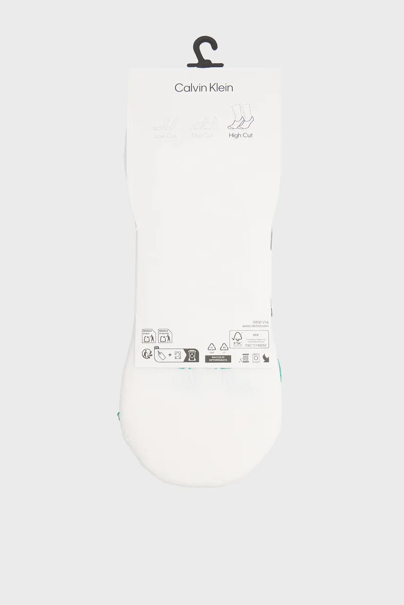 Șosete invizibile/CKJ MEN FOOTIE HIGH CUT 2P MONOGR 3