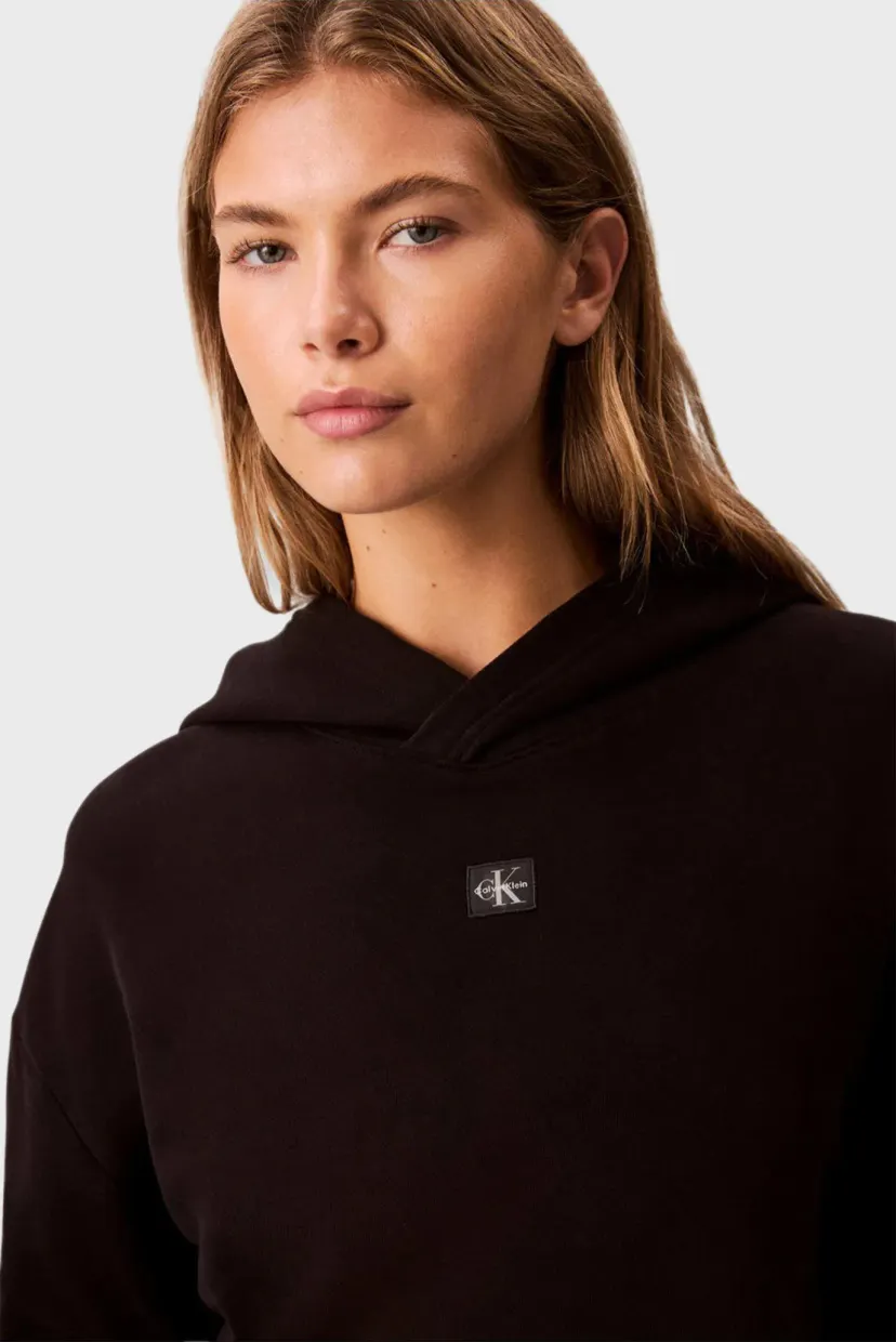 Худи/WOVEN LABEL PEACHED HOODIE 5