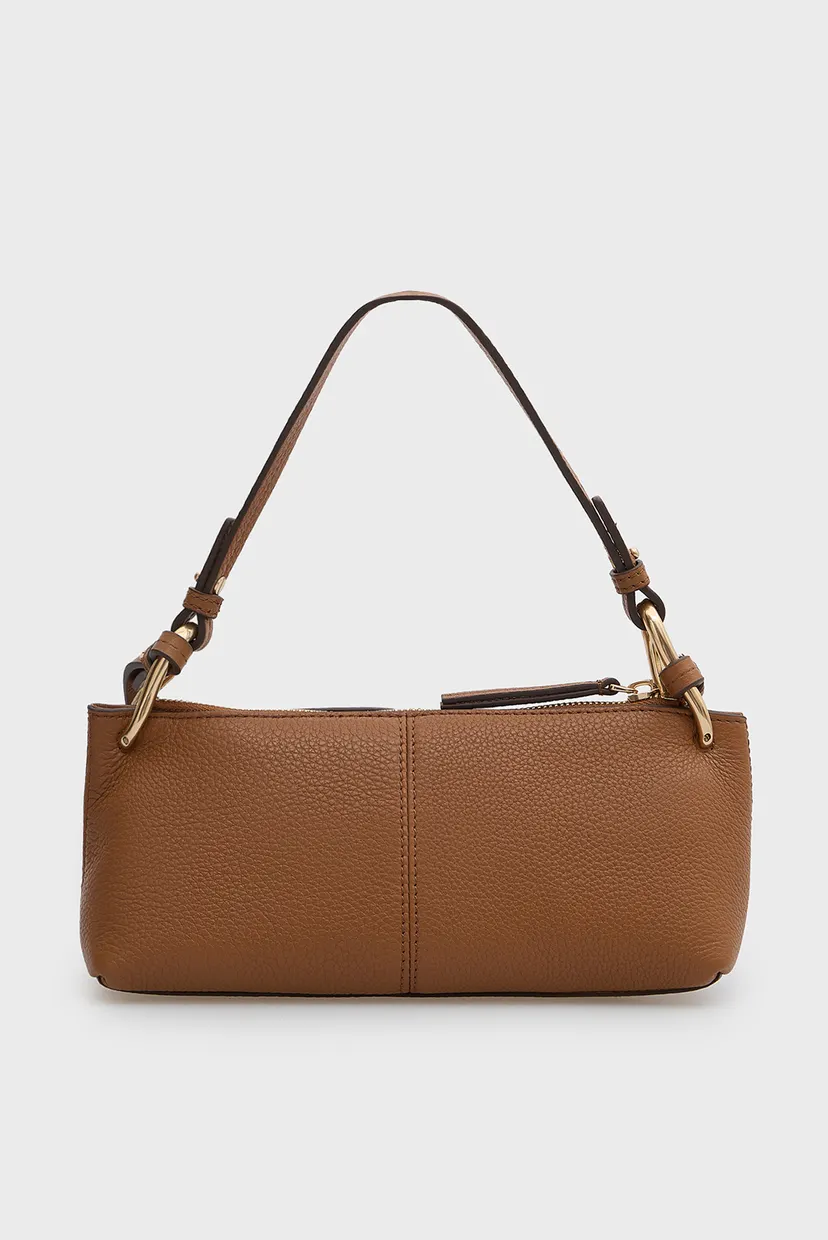 Sac/SLOUCHY LEATHER SMALL CONV BAG 4