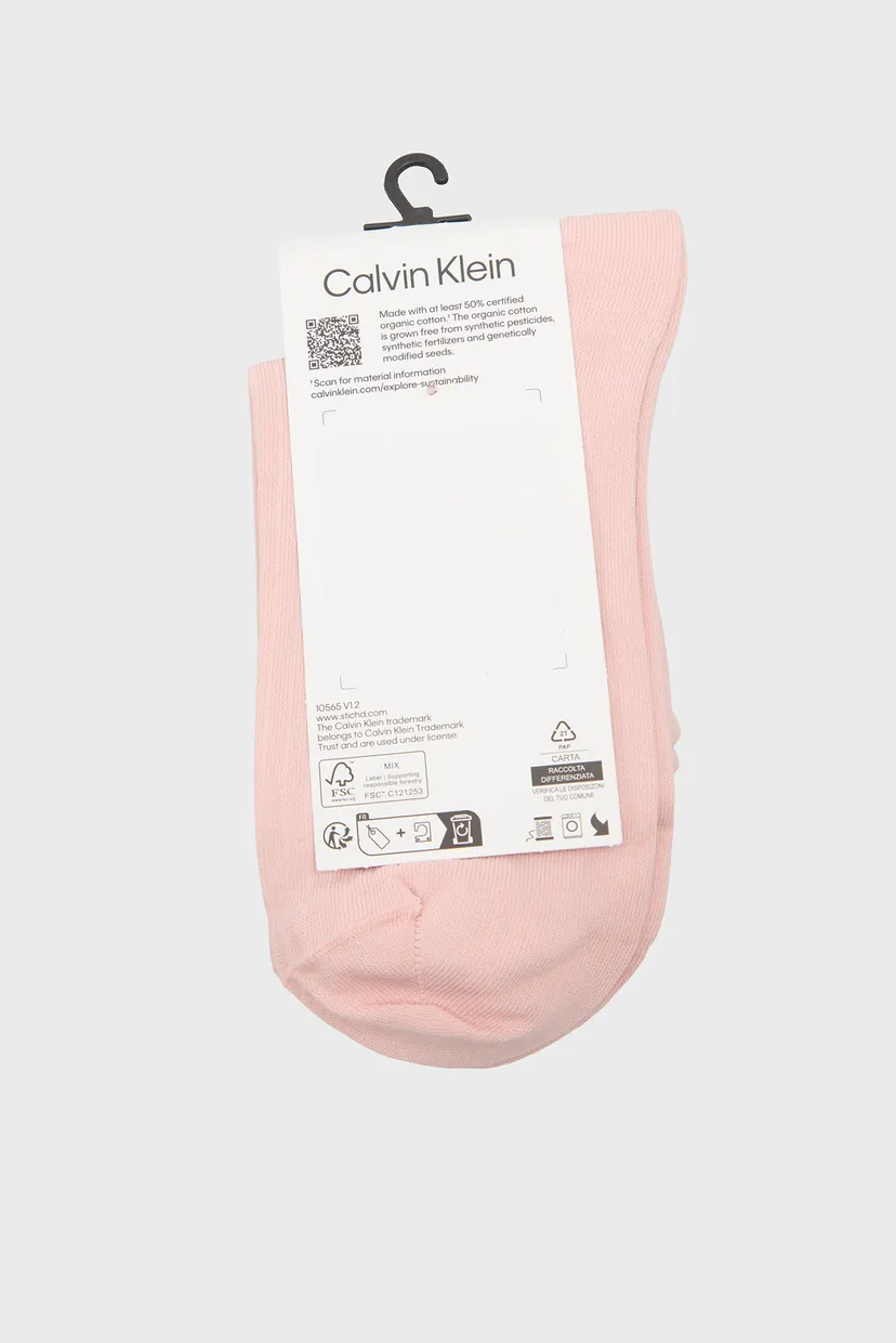 Șosete/CK WOMEN SHORT SOCK 2P ROLL TOP 3