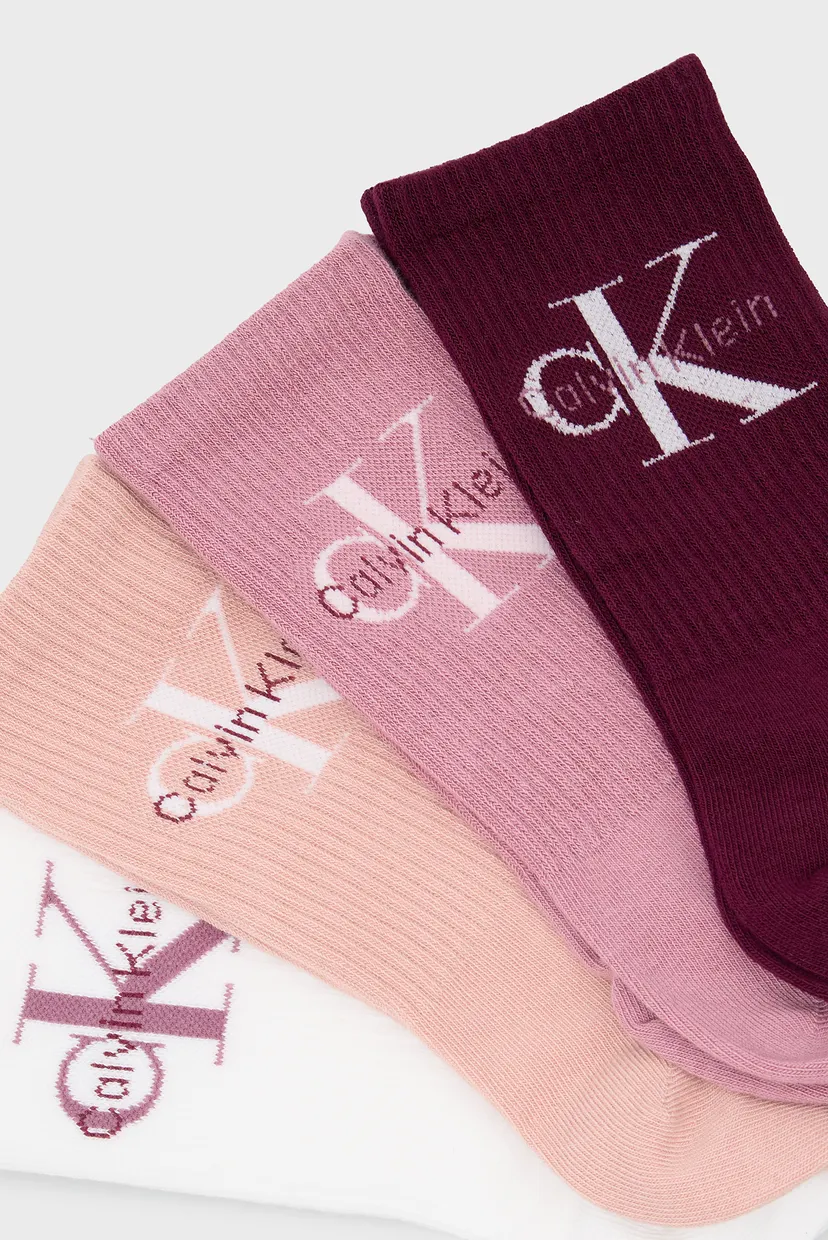 Un set de șosete/CK WOMEN SOCK 4P GIFTBOX MONOL 3