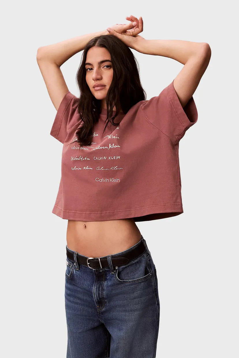 Tricou/SS CROPPED BOXY GRAPHIC TEE 6