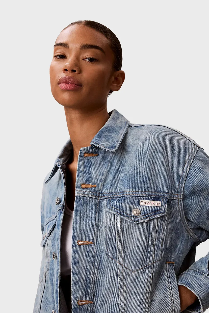 Куртка джинсовая/AOP 90s TRUCKER JACKET LT PLAYBI 4