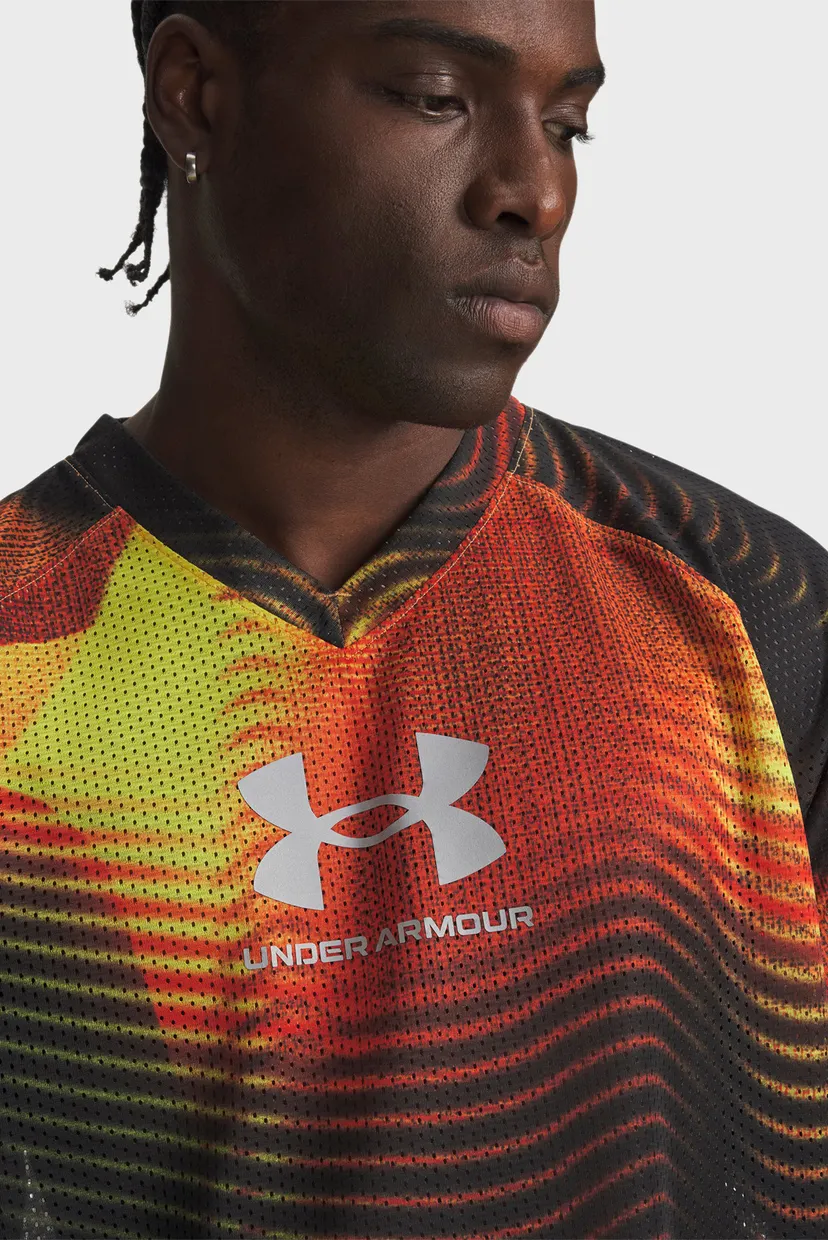 Футболка/UA Icon Mesh Jersey-YLW 3