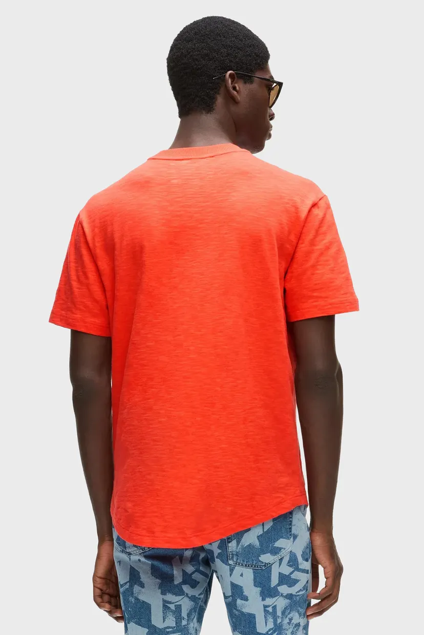 Футболка/KLJ REG CURVED HEM SLUB TEE 3