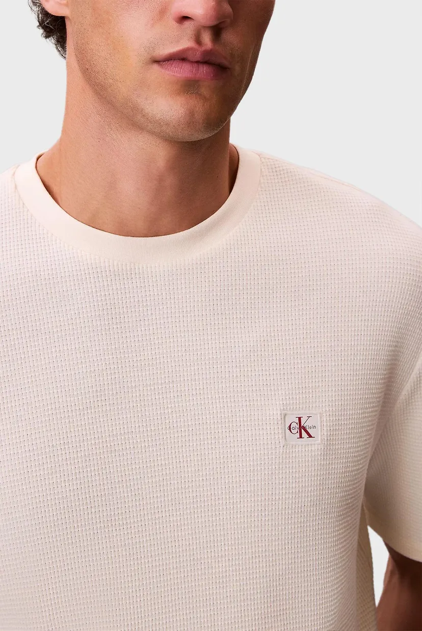 Футболка/SS WAFFLE WOVEN LABEL CREWNK TEE 4