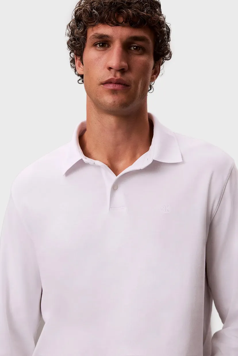 Tricou polo cu maneca lunga/LS SUPIMA COTTON SOLID POLO 5