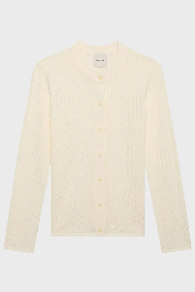 Кардиган/LS AOP Pointelle Cardigan 4