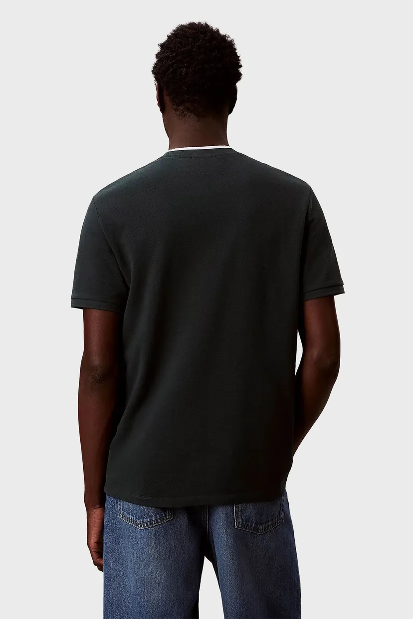 Tricou/SS TIPPED PIQUE CREWNK TEE 3