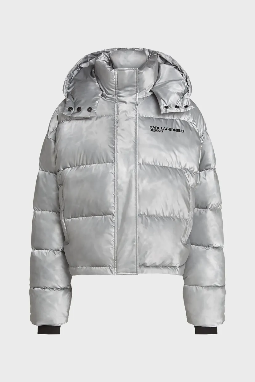 Palton de iarnă/klj cropped shiny puffer 5