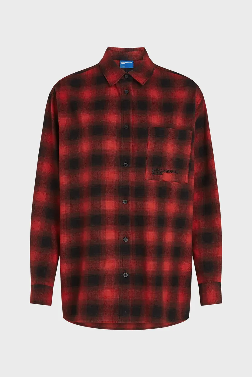 Рубашка/klj plaid overshirt 5