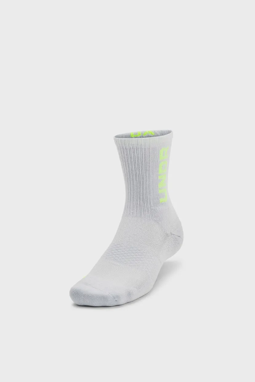 Носки/UA 3-Maker 3pk Mid-Crew 3