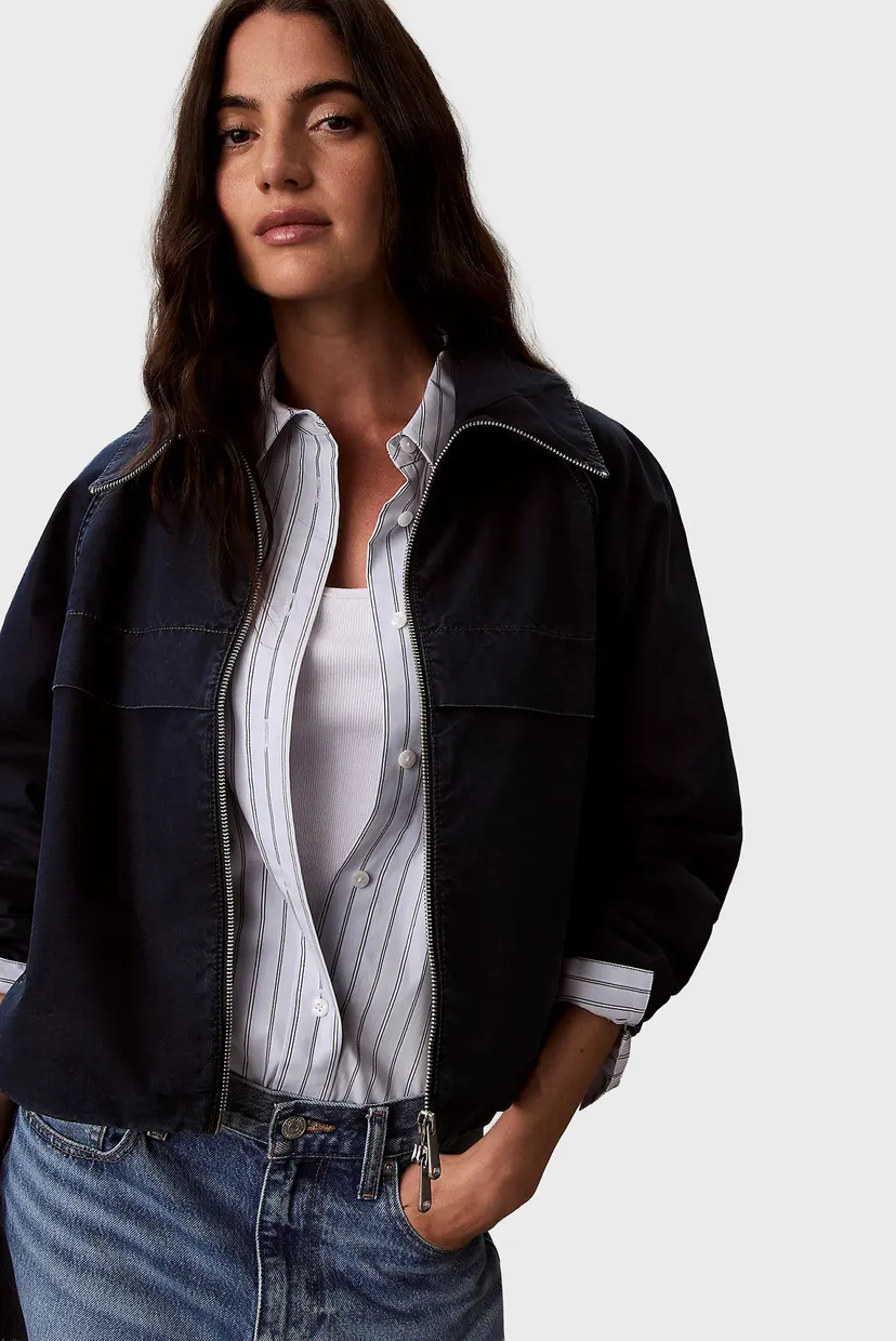 Куртка джинсовая/INDIGO WIND BREAKER 4