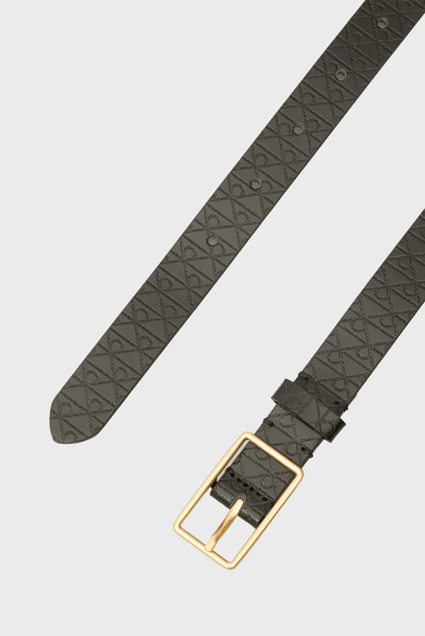Curea/SQUARE BUCKLE AOP STRAP 25MM 3