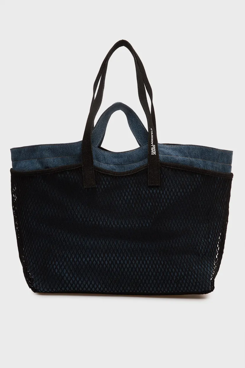 Sac/KLJ DOUBLE MESH DENIM SHOPPER 4