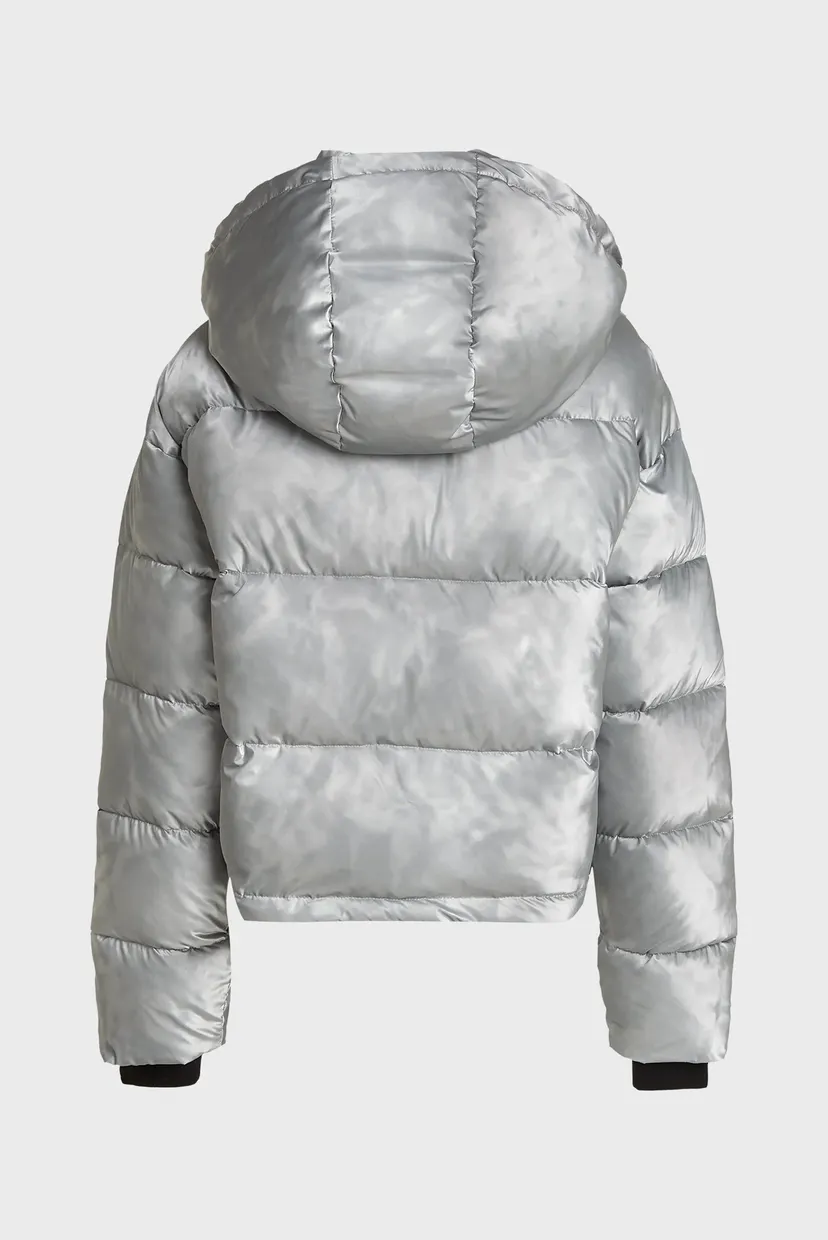 Palton de iarnă/klj cropped shiny puffer 6