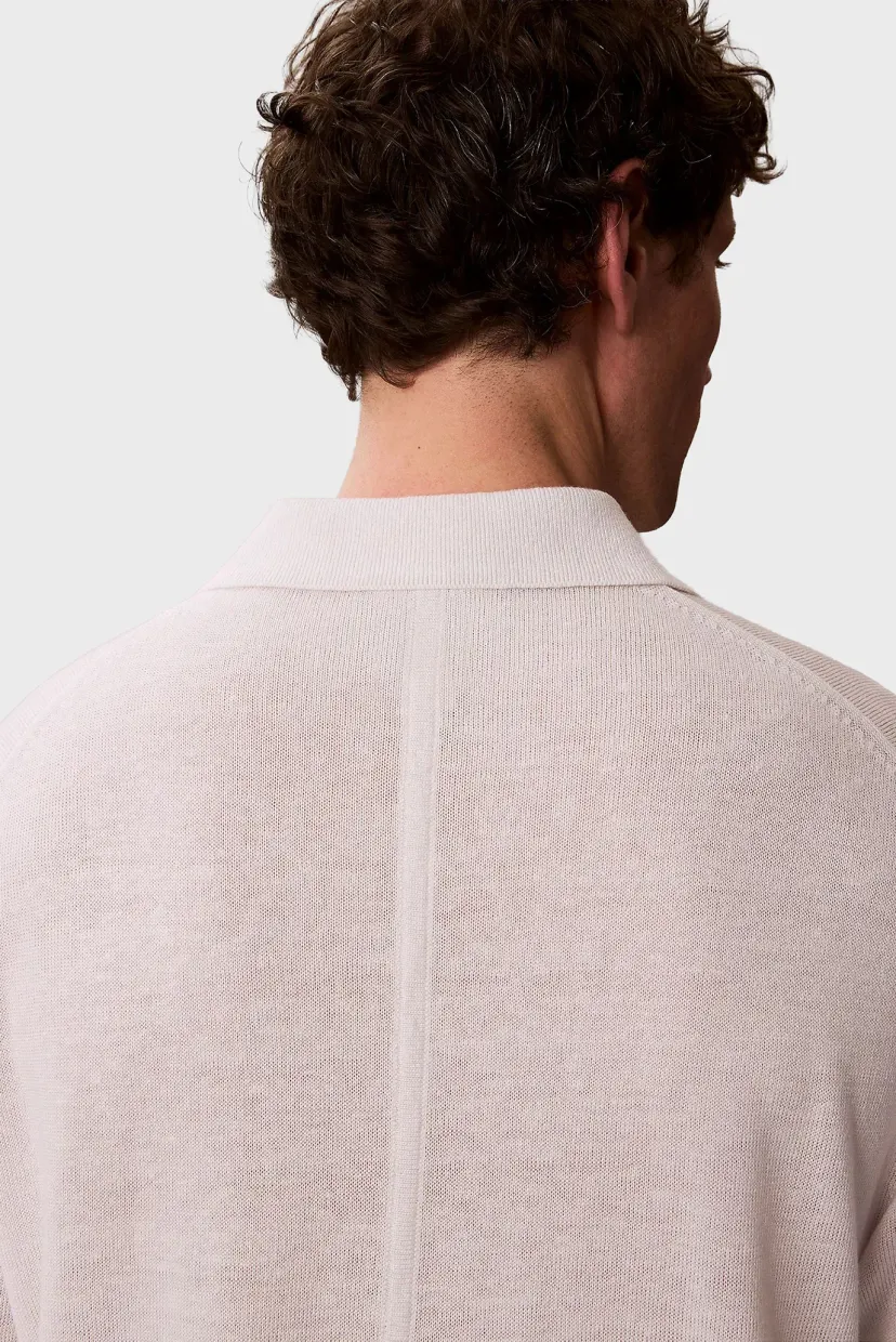 Polo/SS LINEN BLND JOHNNY SWTR 12GG 5