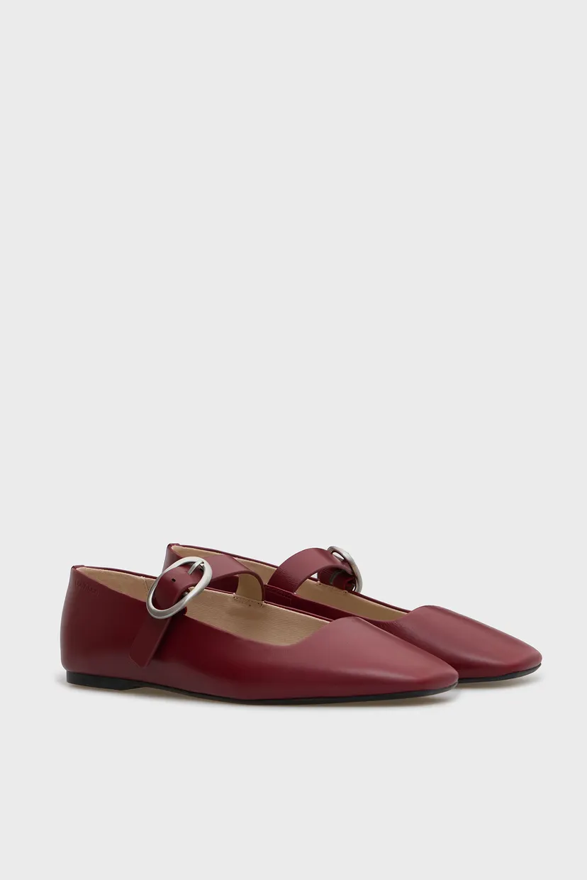 Papuci de balet/SQUARED BALLERINA MJ LTH HDW 3