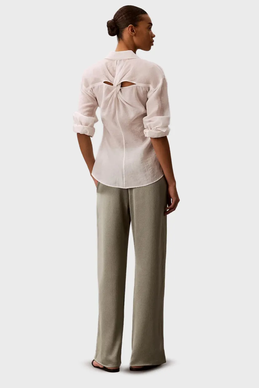 Pantaloni/HAMMERED SATIN PULL ON PANT 4
