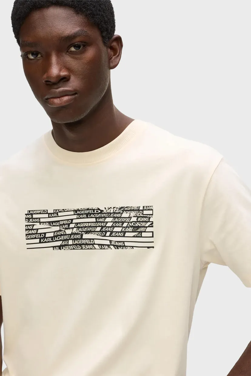 Футболка/KLJ REG SS TAPE LOGO TEE 4
