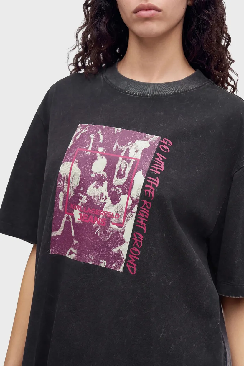 Tricou/klj relaxed crowd tee 5