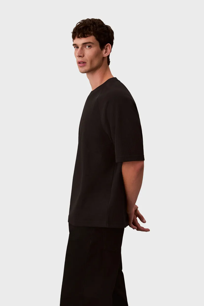 Футболка/COZY FLATBACK RIB SS RELAXED TEE 4